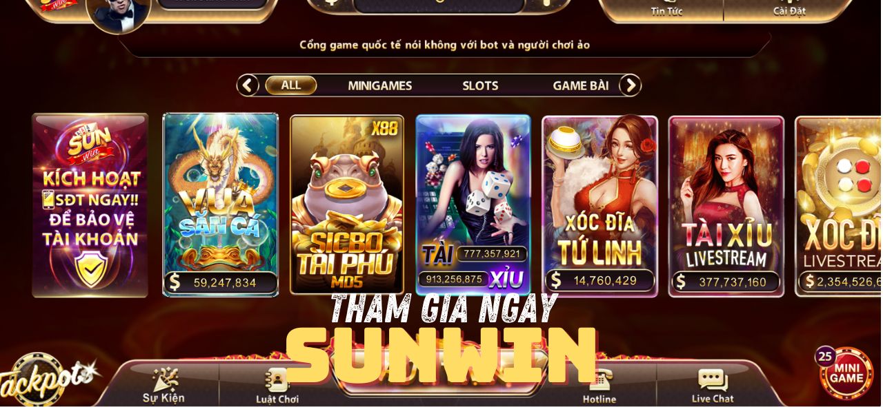 Kho game đặc sắc Sunwin.